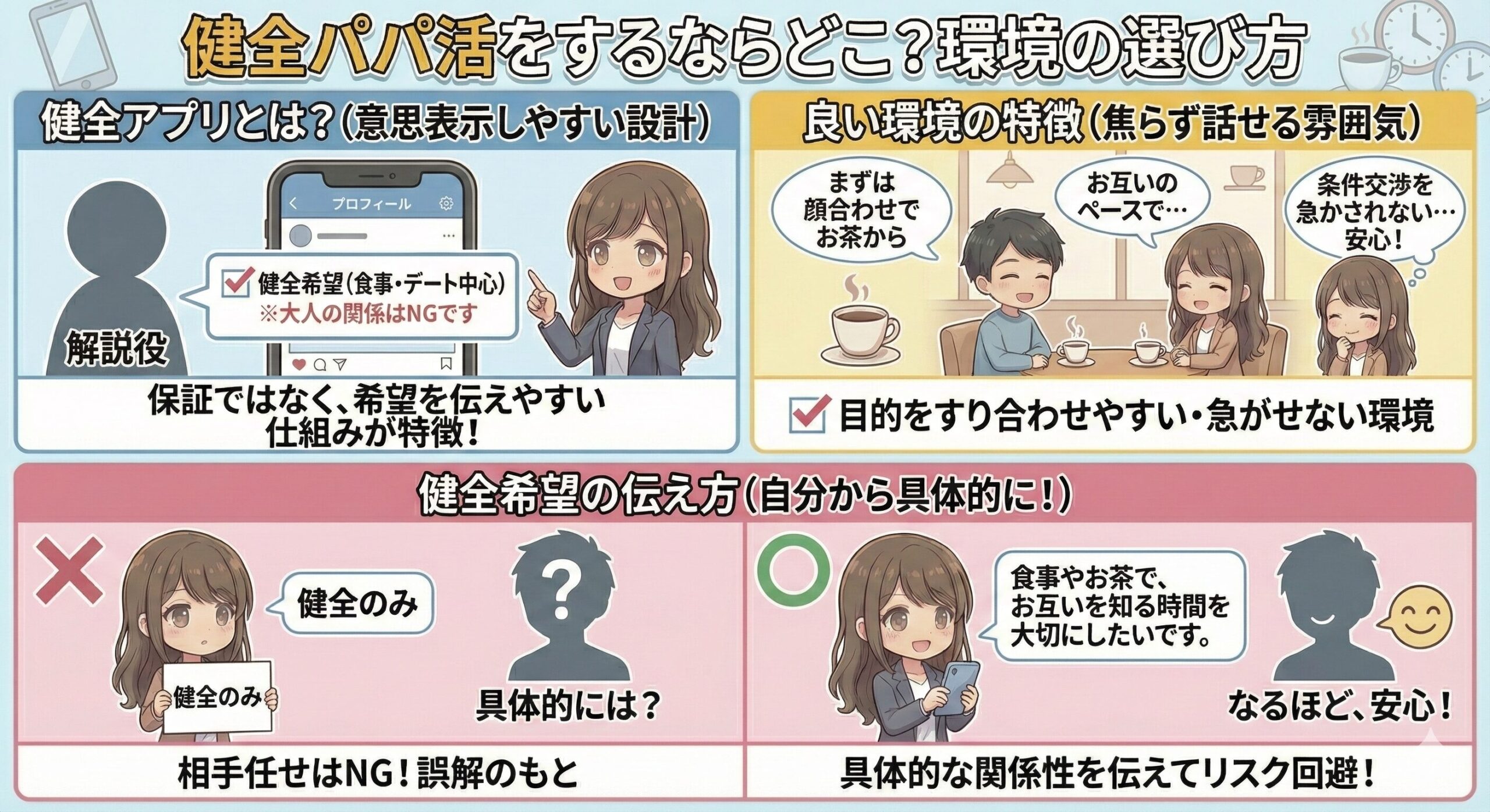 健全パパ活選び方