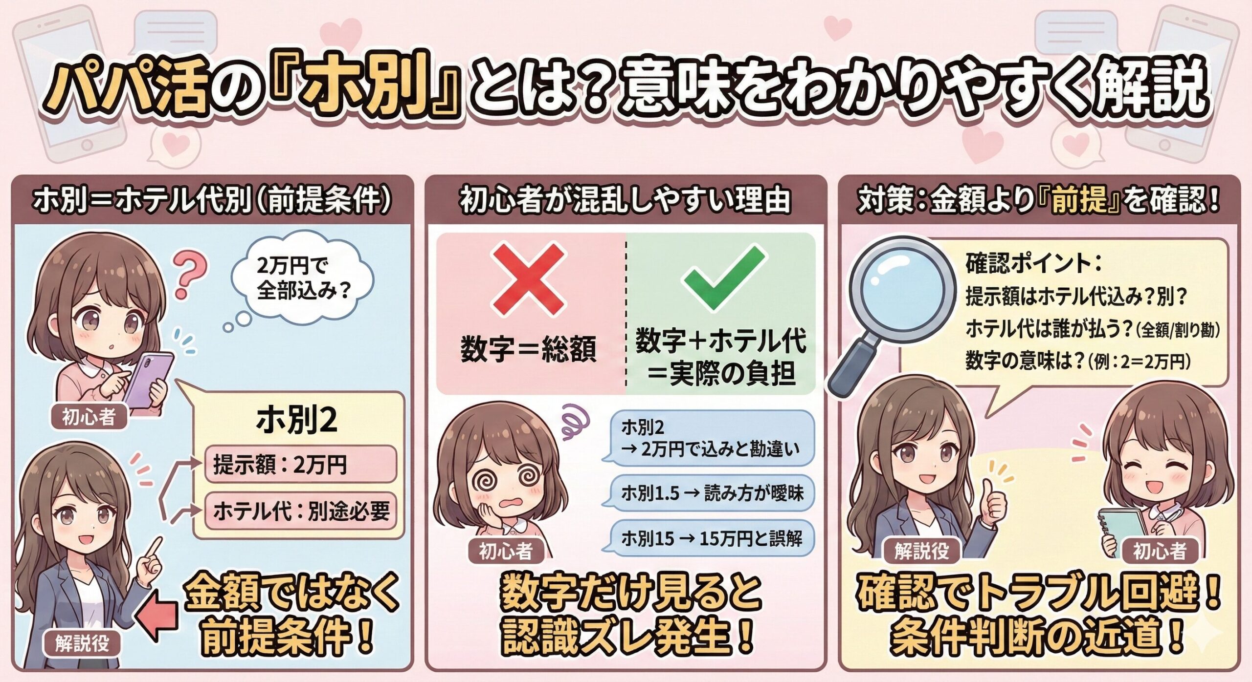 パパ活ホ別とは