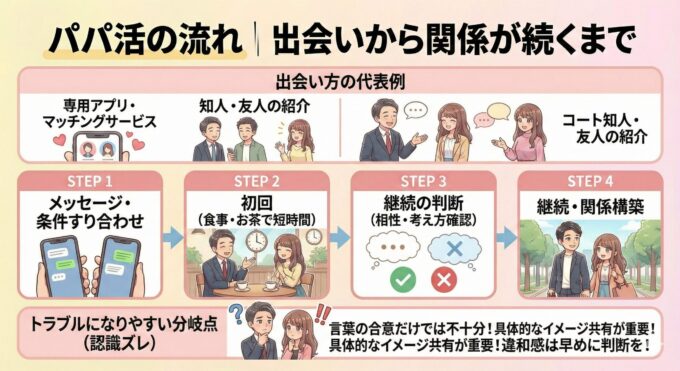 パパ活の流れ