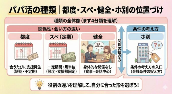 パパ活の種類