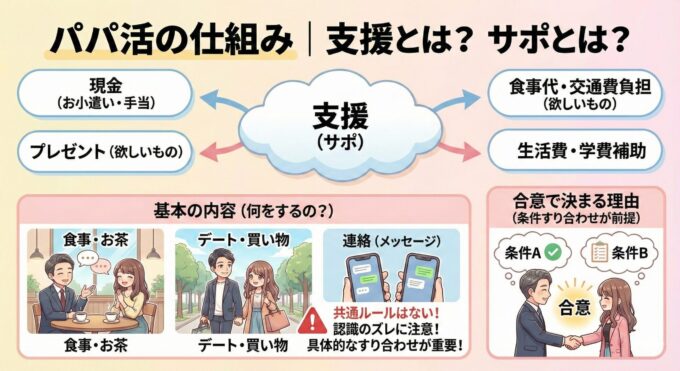 パパ活の仕組み